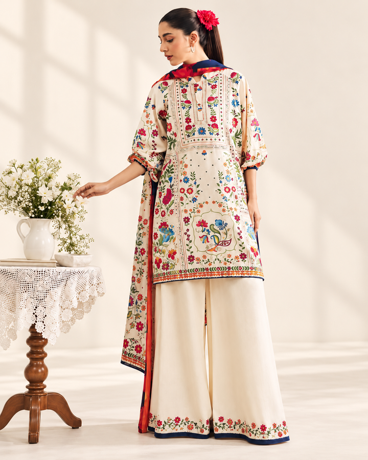 COCO Takara Beige Khaddar 3-Piece